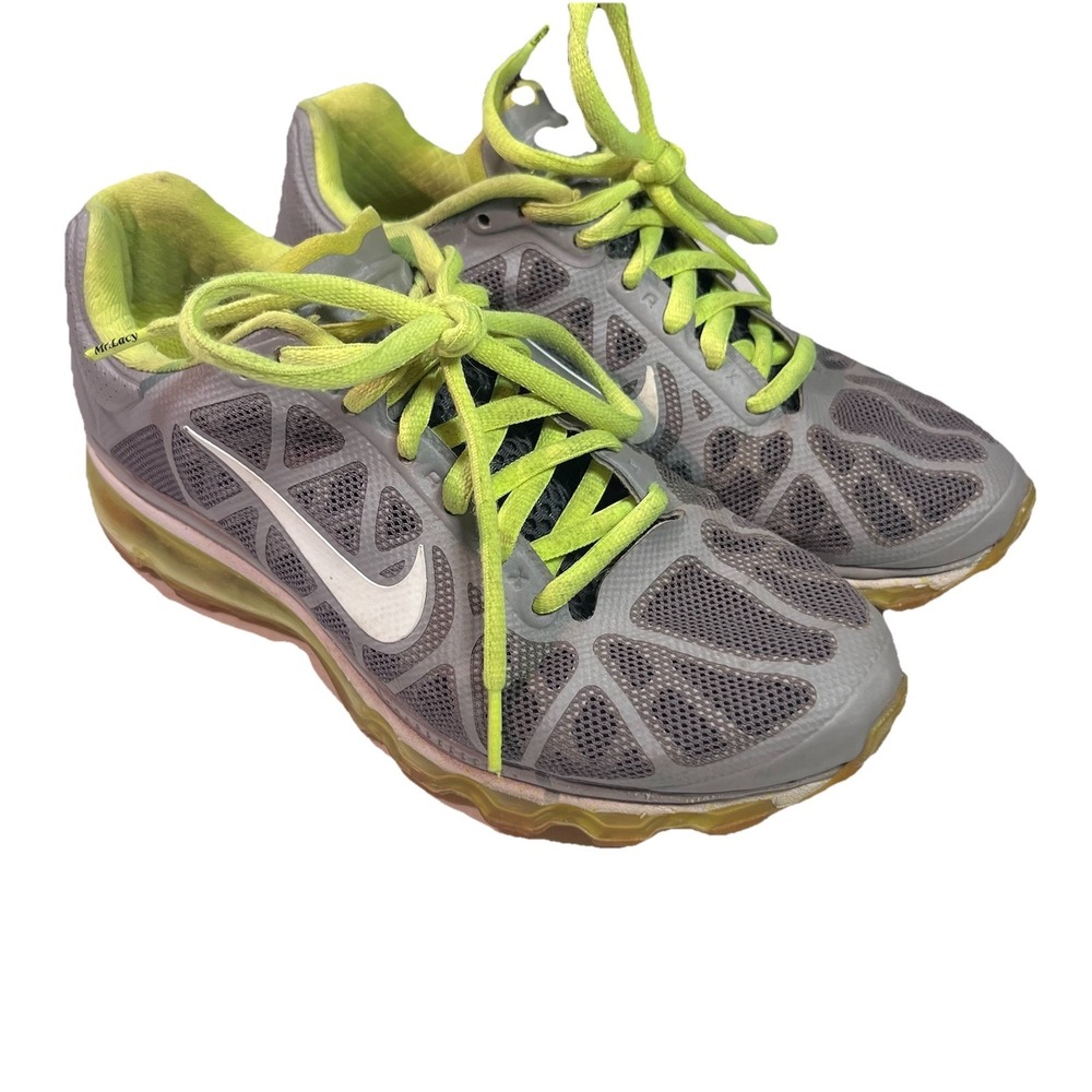 Nike‎ Air Max 429890 017 Women's Running Shoes Bolt Neon Green Size 8